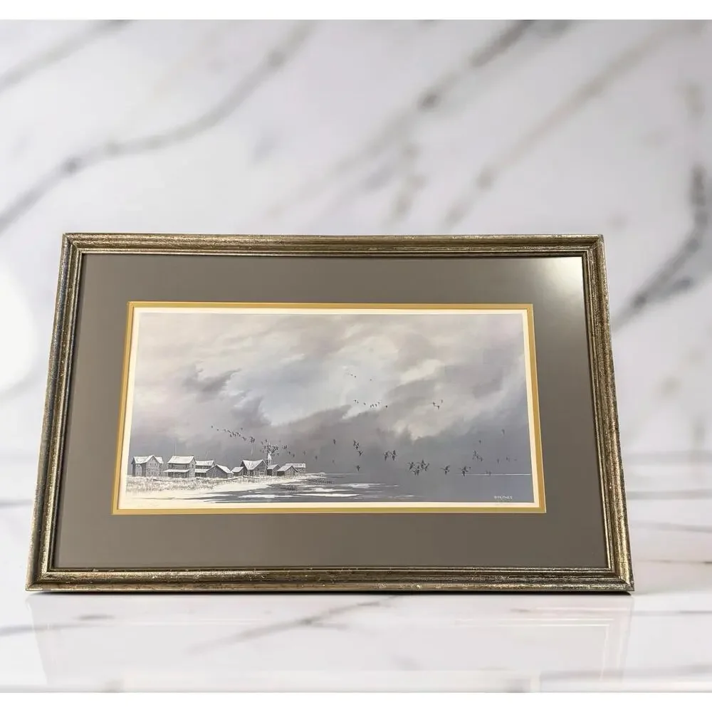 HERB JONES beauty of nature ducks flying over pond PRINT LTD EDITION 1500 16
